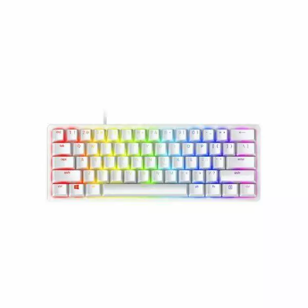 RAZER Huntsman Mini Mercury Edition 60% Opto-Gaming Keyboard (Linear Red Switch)