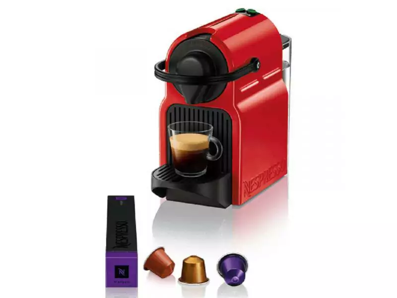 109419 nespresso aparat za espresso kafu inissia crveni