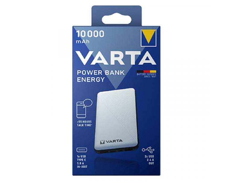 VARTA Power bank Energy 10000mAh (Bela) 3