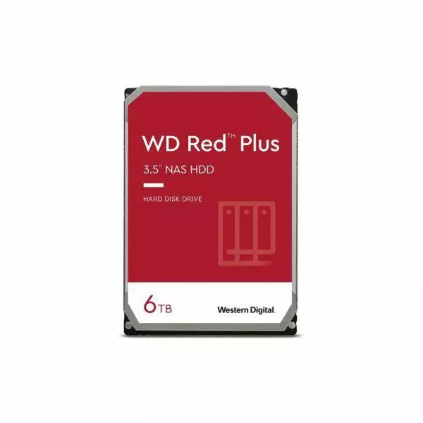 WESTERN DIGITAL Hard disk 6TB SATA3 Western Digital Caviar 128MB WD60EFZX Red Plus