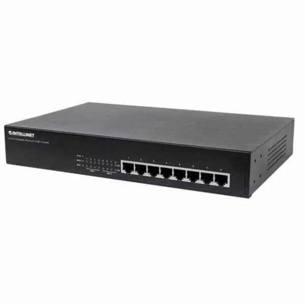 INTELLINET 8-Port Gigabit Ethernet PoE+ 140W Switch 560641