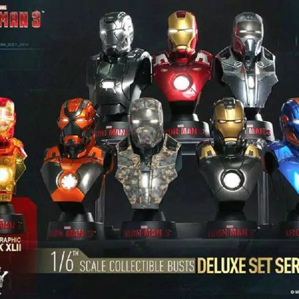 Sideshow Toys Figura Iron Man 3 Busts 1/6 11 cm Deluxe Set Series 2 022885 3