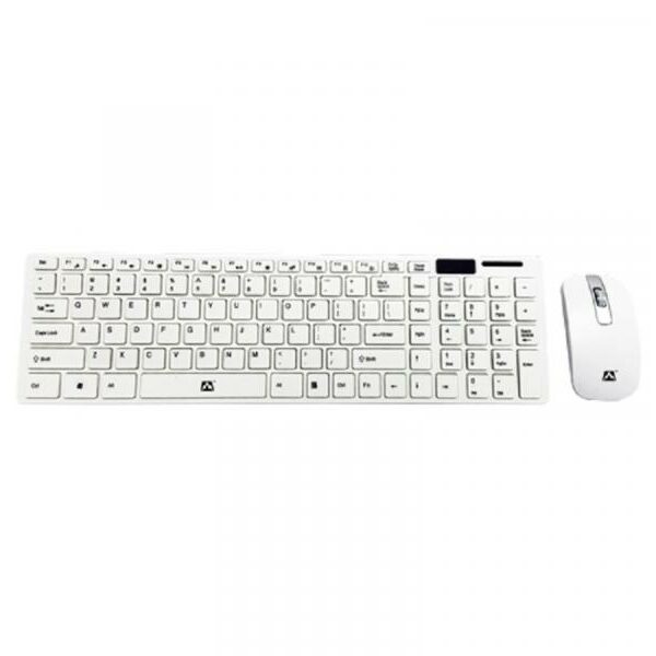 JETION Bežična tastatura i miš US (Bela) JT-DKB085