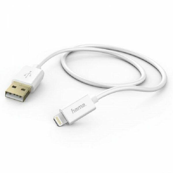 HAMA USB Kabl Za Apple IPhone MFI,Beli, 1,5m 173640