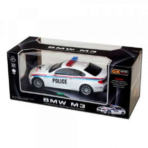 MASTER RC automobili 1:18 BMW M3 POLICE, beli