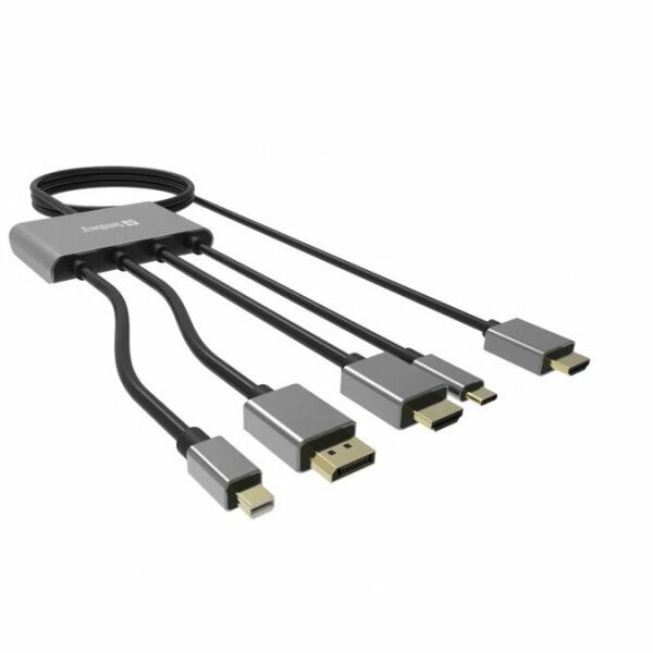Sandberg Kabl-display HUB All-In-One USB C/DP/m DP/HDMI – HDMI 2m 509-21