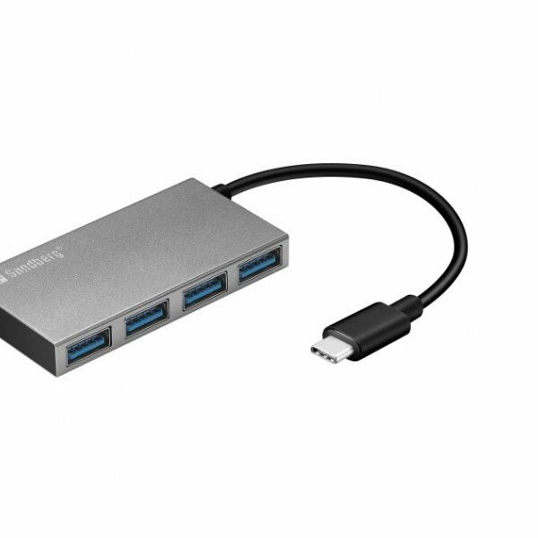 Sandberg USB HUB 4 port Pocket USB C – USB 3.0 136-20