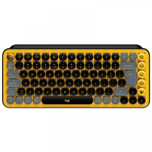 LOGITECH Bežična tastatura Pop Keys Blast (Crna/Žuta)