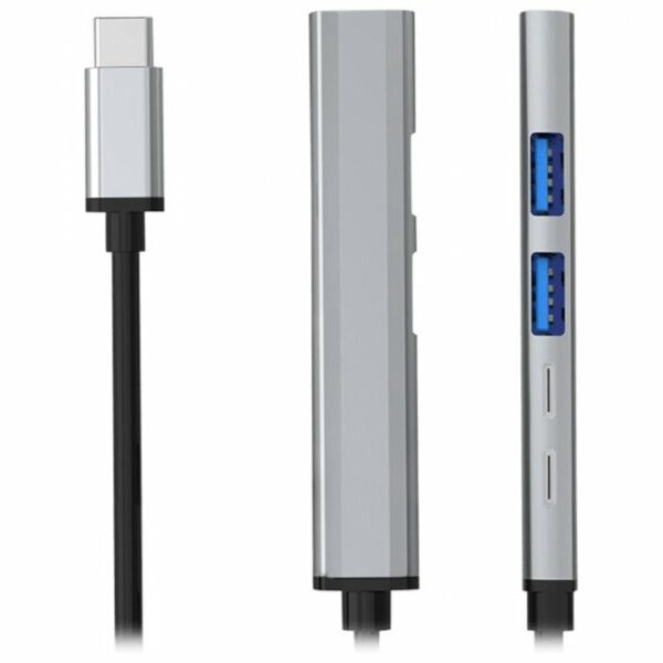 FAST ASIA Adapter USB 3.1 tip-C na 3xHUB 3.0+TIP C+ PD