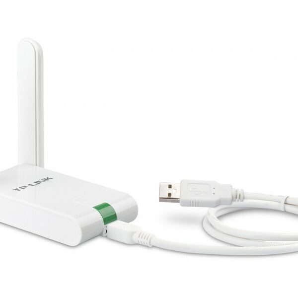 TP LINK Wi-Fi USB Adapter 300Mbps High Gain, USB kabl, WPS dugme, 2xeksterna antena – TL-WN822N