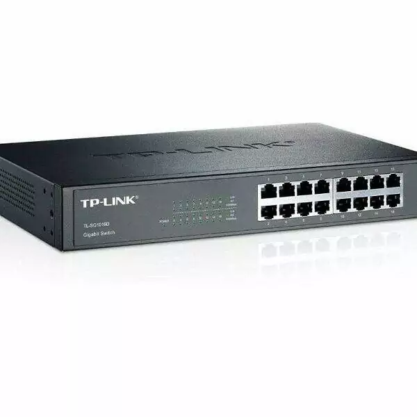 TP LINK 16-Port Gigabit Desktop/Rackmount Switch – TL-SG1016D