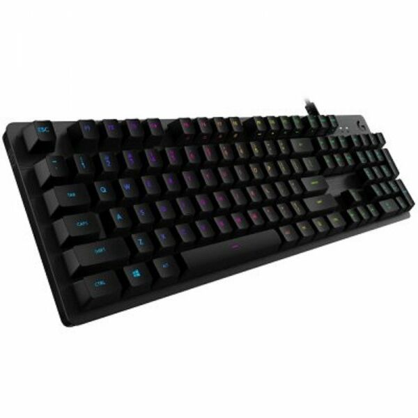 LOGITECH G512 Carbon RGB Mechanical Gaming Keyboard, GX Blue – Carbon US