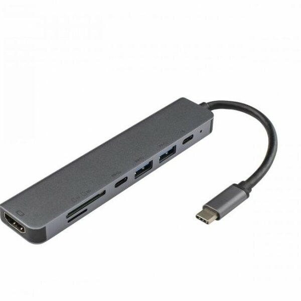 S BOX ADAPTER  USB TYPE-C->HDMI/USB-3.0/SD+TF – 7u1
