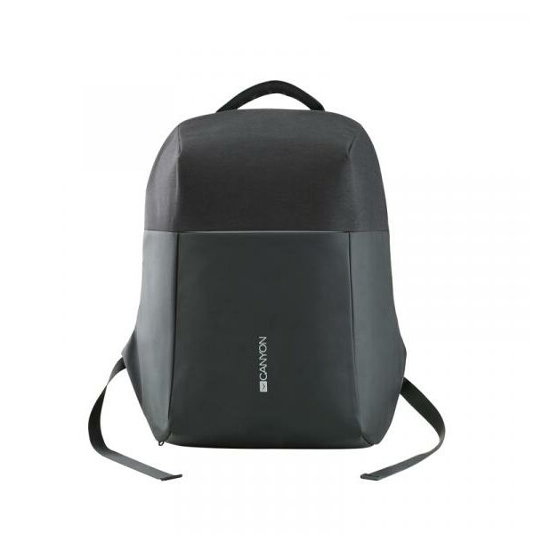 CANYON Anti-theft backpack for 15.6 laptop, black gray (CNS-CBP5BB9)