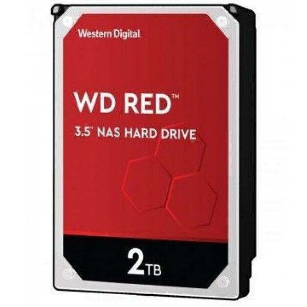 WESTERN DIGITAL HDD WD 2TB 3.5 IntelliPower 256M Red for NAS WD20EFAX