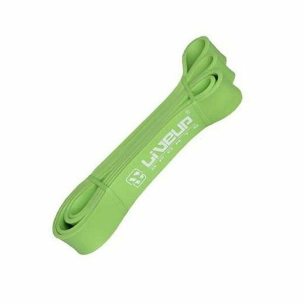 LiveUp Elastična  traka za vežbanje guma M  zelena LS3650A