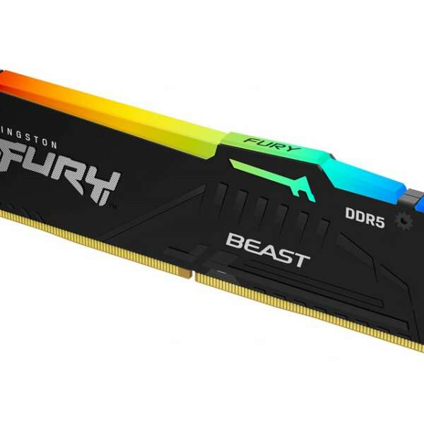KINGSTON DIMM DDR5 16GB 5600MT/s KF556C36BBEA-16 Fury Beast RGB