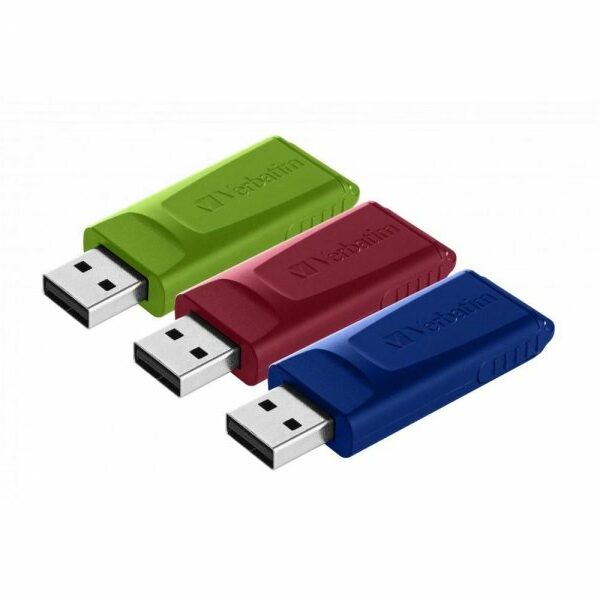 VERBATIM Slider USB 3x16GB