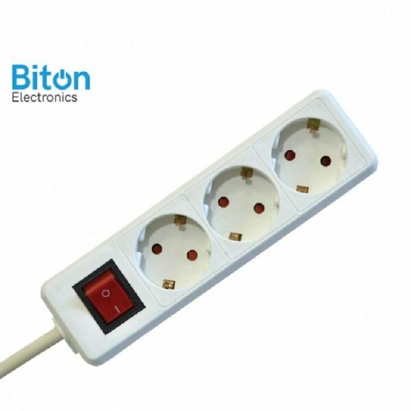 Biton Electronics Prenosna piključnica 3 / 5 met prekidač PP/J 3X1.5mm (ET10106)