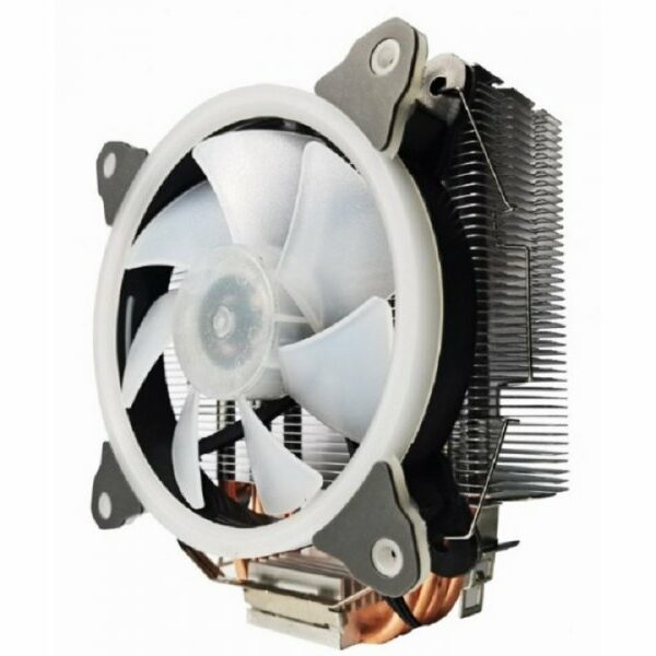 GEMBIRD CPU-HURACAN-ARGB-X130  LED UNI kuler 150W 120mm.Fan +/-1600rpm 26dBa LGA 775/115x/1200/AMD 3