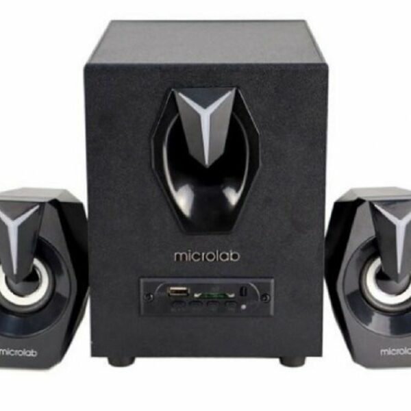 MICROLAB G100BT Aktivni zvučnici 2.1 11W (5W,2x3W) 3,5mm SD USB FM Bluetooth daljinski LED