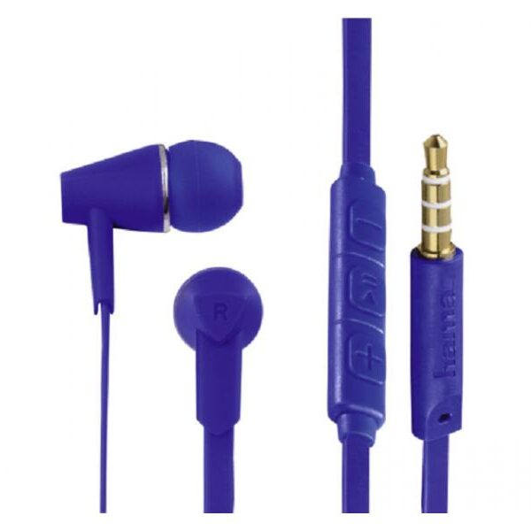 HAMA Slušalice sa mikrofonom Joy – Plave