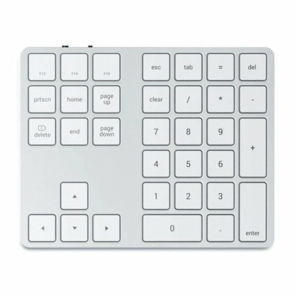 SATECHI Aluminum Bluetooth Extended Keypad – Silver ( ST-XLABKS ) 3