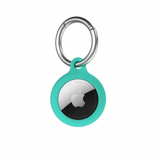 NEXT ONE Silicone Key Clip for AirTag Mint 3
