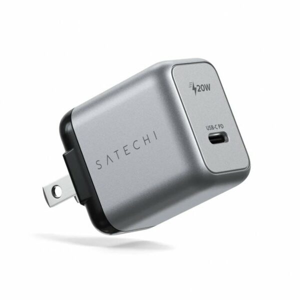 SATECHI 20W USB-C PD Wall Charger – Space Grey 3