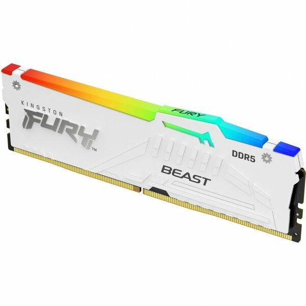 KINGSTON DDR5 32GB 6000MHz CL36 DIMM FURY Beast White RGB EXPO (KF560C36BWEA-32)