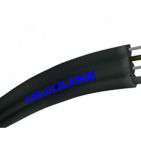 TELCOLINE Opticki kabl 4-vlakna Telcoline 4J FTTX Flat Drop, G657A1, indoor/outdoor, sa sajlom 1000m, 110