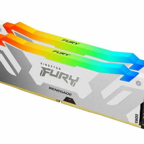 KINGSTON DIMM DDR5, 32GB (2×16), 6.800MHz, FURY Renegade RGB White (KF568C36RWAK2-32)