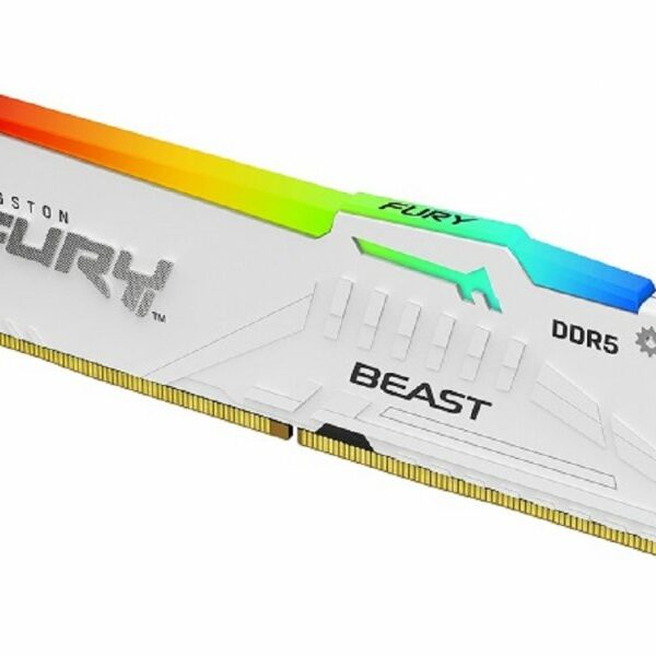 KINGSTON DIMM DDR5, 16GB, 6.000MHz, FURY Beast White RGB EXPO KF560C36BWEA-16