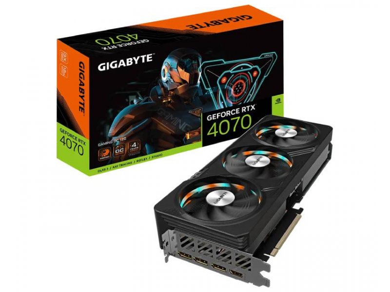 GIGABYTE NVidia GeForce RTX 4070 GAMING 12GB GV-N4070GAMING OC-12GD 4