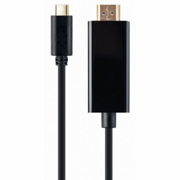 GEMBIRD A-CM-HDMIM-01 Gembird USB-C male to HDMI-male adapter, 4K 30Hz, 2 m, black 3