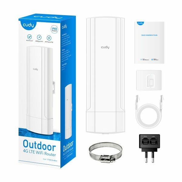 CUDY LT300 – Outdoor 4G LTE N300 WiFi Router