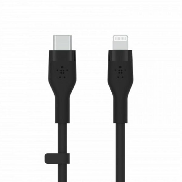 BELKIN Belkin BOOST CHARGE Flex Silicone cable USB-C to Lightning – 2M – Black (CAA009bt2MBK)