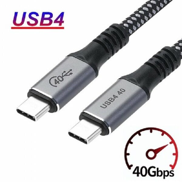 VELTEH USB kabl tip C 0.5m thunderbolt 3 KT-USB4.05M