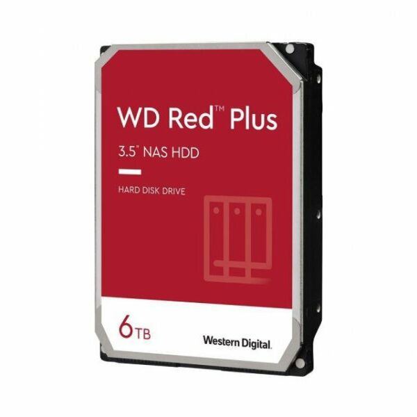 WESTERN DIGITAL 6TB Red Plus NAS 3.5 SATA III 256MB IntelliPower WD60EFPX