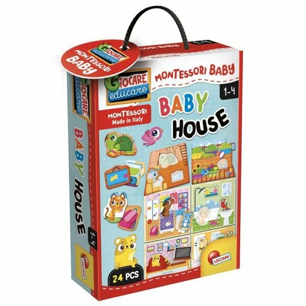 LISCIANI Montesori Edukativna kutija Baby House 100613
