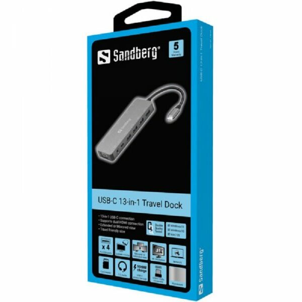 Sandberg 13u1 USB-C HUB (136-45)