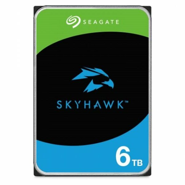 SEAGATE 6TB 3.5“ SATA III 256MB ST6000VX009 SkyHawk Surveillance