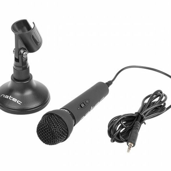 NATEC NMI-0776 ADDER Dynamic Microphone Stand 3.5mm mikrofon 3