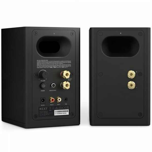 NZXT Gaming Speakers 3 inča Black V2 zvučnici crni (AP-SPKB2-EU)