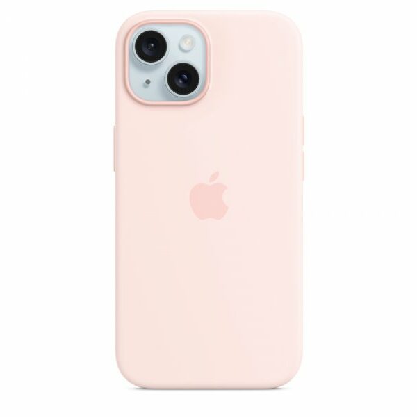 APPLE IPhone 15 Silicone Case w MagSafe – Light Pink(mt0u3zm/a)