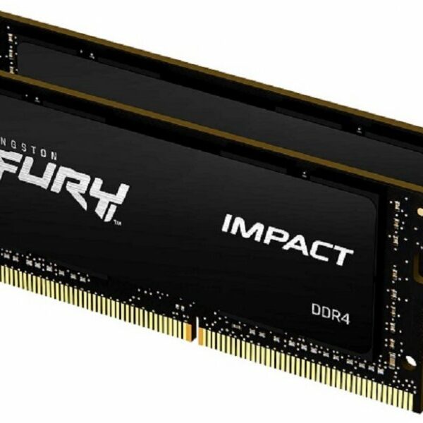 KINGSTON SODIMM DDR4 32GB 2x16GB kit 3200MHz FURY Impact Black KF432S20IBK2/32