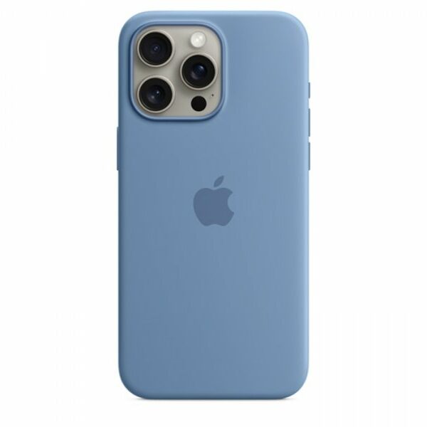 APPLE IPhone 15 Pro Max Silicone Case w MagSafe – Winter Blue (mt1y3zm/a )