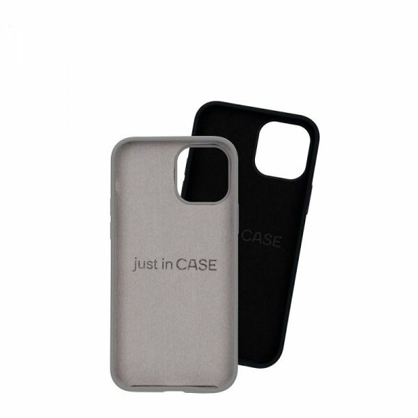JUST IN CASE 2u1 Extra case MIX PLUS paket CRNI za iPhone 12 3