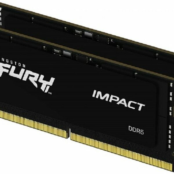 KINGSTON SODIMM DDR5, 64GB (2x32GB kit), 4800MHz, Fury Impact (KF548S38IBK2-64)
