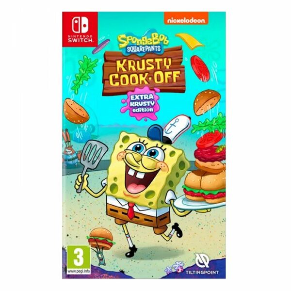 Nighthawk Interactive Switch, SpongeBob Squarepants: Krusty Cook-Off – Extra Krusty Edition